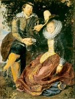 Gemalte Liebeserklärung: Rubens malte sich 1609 mit seiner Frau Isabella.