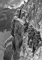 Als Wandern noch Abenteuer war: Zugspitze 1900.	Foto: Museum