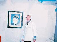 Maler mit Passion: Theo Frenken malt seit 15 Jahren Bilder rund um den Querdenker Karl Valentin. Foto: ks