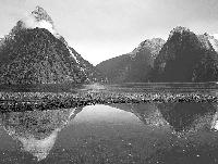 Natur pur: Milford Sound, eine der schönsten Gegenden in Neuseeland.	Foto: P. Sachsenmaier