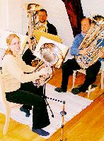 Gut bei Puste ist das Tuba-Quartett.	Foto: Privat