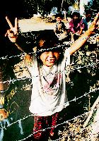 Flüchtlingskind aus Tibet.