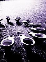 Symbolträchtige Metapher für unseren Umgang mit Wasser.	Foto: G. Unbedenk