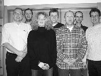 Der neue Vorstand, von links nach rechts: Fritz Winbeck, Uwe Seemann, Susanne Hein, Wolfgang Budig, Stefan Hofele, Stephan Zimmermann, Andreas Brachem.	Foto: Verein