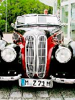 »Oldie«, aber »Goldie«: ein BMW 327 Cabrio aus dem Jahr 1940. 	Foto: Verein