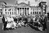 Die Reisegruppe vor dem Reichstag.	Foto: Privat