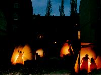 Nomadenlager in der Lothringer Straße.	Foto: Privat