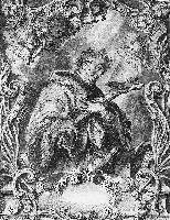 Der heilige Johann Nepomuk, gezeichnet von Johann Georg Bergmüller.	Foto: Pinakothek