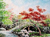 »Japanische Brücke« von M. L. Schürer.	Foto: Privat