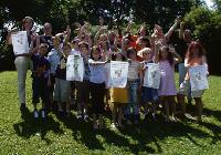 Die Initiatoren freuen sich auf den ersten Aktions- und Bewegungstag in Moosach. Auch die Schüler der Grundschule Amphionpark sind als Gastgeber mit dabei. 	Foto: cr