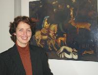 Astrid Pellengahr freut sich darüber, Gemälde wie dieses Werk von Antonio Pisanello und andere Exponate in gutem Licht zu präsentieren. Foto: nan