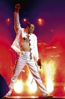 So kennen die Fans Freddie Mercury. Das hier ist allerdings Gary Mullen, selbst bekennender Mercury-Fan. Foto: VA