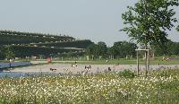 Hoffentlich bald: Strandfeeling im Riemer Park.Foto: Luz Landschaftsarchitekten