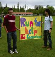 Begeistert waren die Schüler der Knappertsbuschschule vom »Run for Life«.	 Foto: Privat
