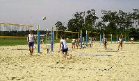 Im Mittelpunkt des »Funday« im Valentinspark steht die neue Beach-Volleyball-Anlage. Dort findet ein großes Turnier statt. Foto: Archiv