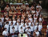 Junge Kirchenmusik in barocker Kulisse: Konzert der Jugendlichen von und in St. Lorenz. Foto: R. Strauß