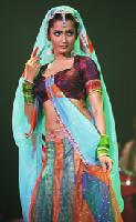 Exotische Bharati-Tänzerin.