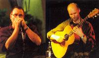 Brendan Power (li.) und Jens Kommnick machen gemeinsam Musik im »Mooskito«.	 Foto: VA