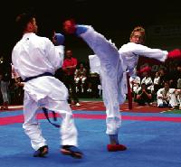 Kumite: Eine der vielen Karatedisziplinen.Foto: VA
