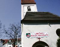 Rausgeputzt für das große Jubiläum: Ab Samstag dreht sich eine Woche lang in Milbertshofen alles um das alte St. Georgs-Kircherl.	 Foto: gf