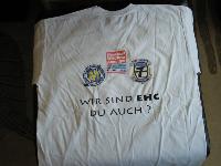 "Wir sind EHC": "Rettungs-T-Shirts" für die Fans.