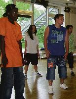 Beim Breakdance-Kurs etwa spielt Herkunft keine Rolle.	Foto: VA