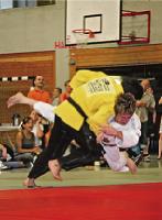  Judo ist ein sehr dynamischer Sport, wie man hier gut sehen kann. Foto: Jana Kisselova