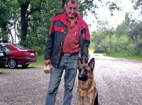 »Alle Vierbeiner können gehorsam sein«, ist Norbert Bachmann überzeugt, Vorstand der Ortsgruppe Moosach des Vereins für Deutsche Schäferhunde. Foto: ras