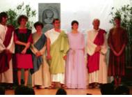 Theaterstück über die heilige Agnes: vergangenes Wochenende in der Lerchenauer Gemeinde. Foto: VA