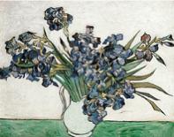 Van Goghs Schwertlilien, gemalt von Gertrud Herborn.	 Foto: VA