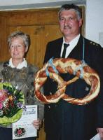 Hildegard Wagner und Wolfgang Asanger freuten sich über die Ehrung. Foto: Verein