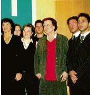 Heidemarie Wieczorek-Zeul (3. von rechts) begrüßte Vertreter des Planet ,O in Berlin. Foto: Privat