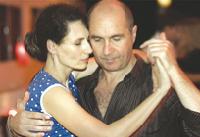 Patrizia und Michael vermitteln beim Tangotanzen Leidenschaft pur. 	Foto: Verein