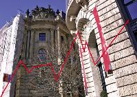 Die Aktien stehen schlecht für die Akazien am Haus der Münchner Börse: Möglicherweise fallen sie Bau-Arbeiten zum Opfer. Vielleicht aber schafft es der Bezirksausschuss Maxvorstadt, die Bäume zu retten.		          	Foto: js