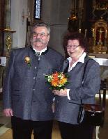 Jubelpaar in St. Martin: Elisabeth und Erich Riederer feierten Goldene Hochzeit.Foto: Privat