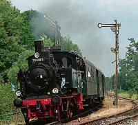 Mit einer historischen Dampflok kann man an Ostern Rundfahrten unternehmen.Foto: Localbahnverein