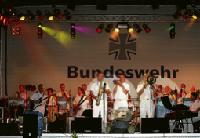 Die Bundeswehr Big Band sorgt für Stimmung.	F.: VA
