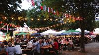 Bayerische Gemütlichkeit auf dem Orleansplatz bis 8. Juni beim Europafest. 	Foto: VA
