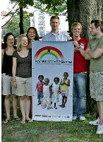 Der neu gegründete Verein »Rainbow over Ghana« engagiert sich auch für und mit Schülern der Werner-von-Siemens-Realschule.	 Foto: aha
