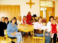 Die evangelische Jubilatekirche lud zum Infotreff für den Oma-Opa-Service ein. Foto: Ka