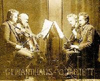 Ein historisches Foto des berühmten Gewandhaus-Quartetts aus dem Jahre 1916.  Foto: Privat