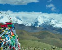 Die atemberaubende Bergwelt zeigt unter anderem die Tibet-Fotoausstellung.	Foto: VA