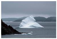 An Neufundlands Küste kann man immer wieder vorbeitreibende Eisberge entdecken.Foto: Bibliothek