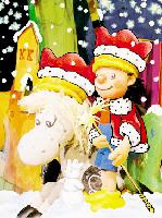Der kleine König und sein Pferd Grete sind zu Gast in Ottobrunn. Foto: Veranstalter