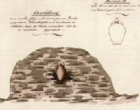 Aus den Anfängen der Denkmalpflege: ein Revierförster hat 1831 ein Gräberfeld bei Altötting untersucht.Foto: VA