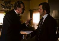 Frank Langella als Richard Nixon (l.) und Michael Sheen als David Frost.	Foto: VA