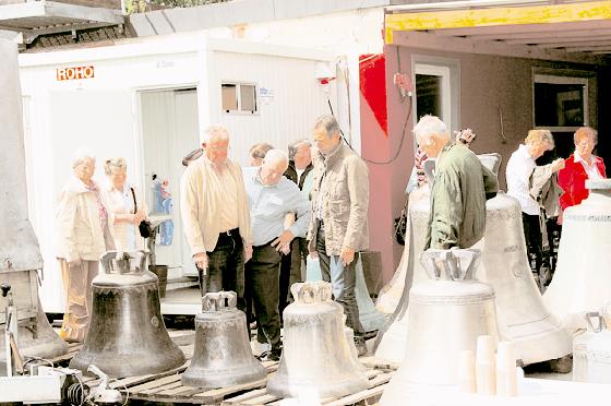 Pfarreimitglieder von St. Ulrich besuchten die Glockengießerei in Passau. Foto: Privat