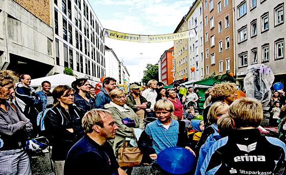 Bürgerfest in Maxvorstadt: bedauerlich, dass einige Einrichtungen aufgrund anderer Veranstaltungen abgesagt haben.	Foto: BA