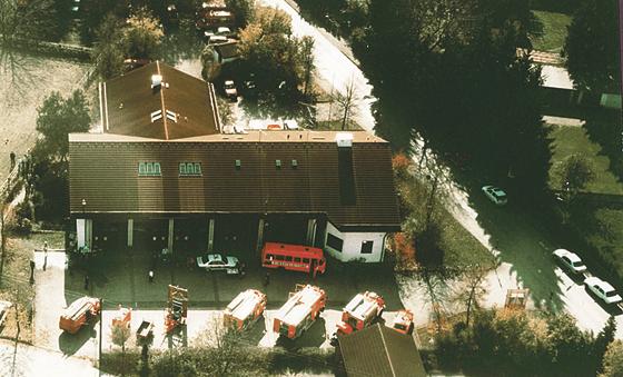 1982 wird das neue Feuerwehrhaus in der Siegertsbrunner Straße gebaut.	Foto: Gemeinde Hohenbrunn
