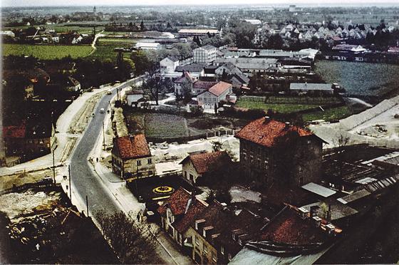 Baustelle Innsbrucker Ring um 1960. Foto: AK Stadt.